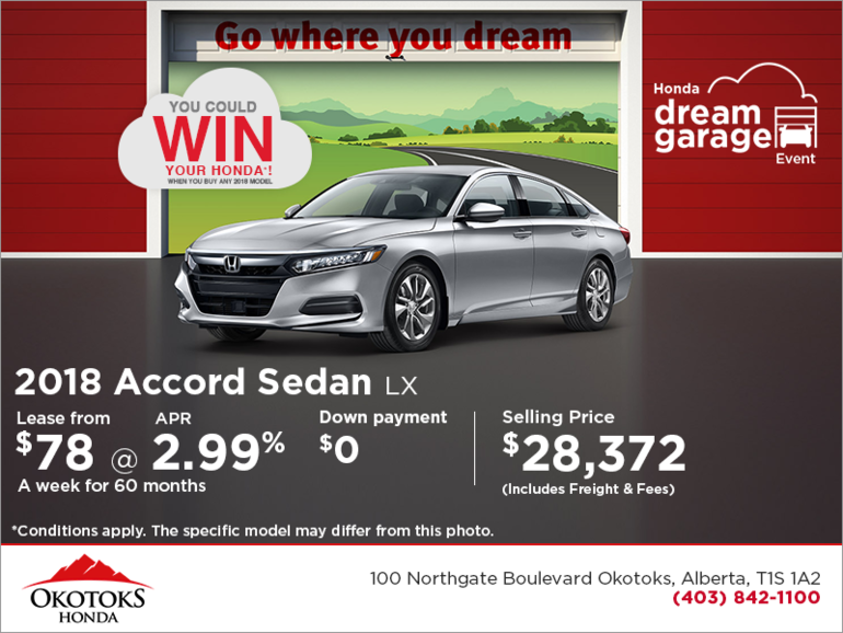 Get the 2018 Honda Accord Sedan Today!