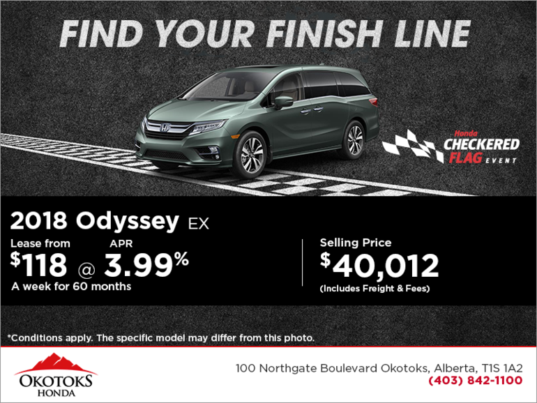 Get the 2018 Honda Odyssey Today!