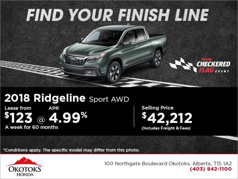 Get the 2018 Honda Ridgeline Today!
