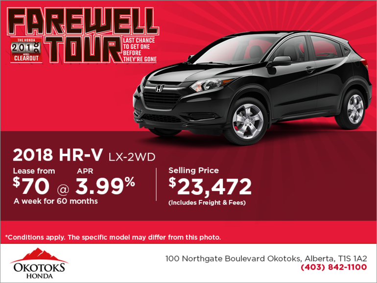 Get the 2018 Honda HR-V Today!