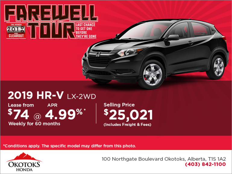 Get the 2019 Honda HR-V Today!