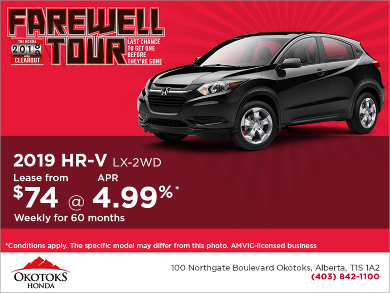 Get the 2019 Honda HR-V Today!