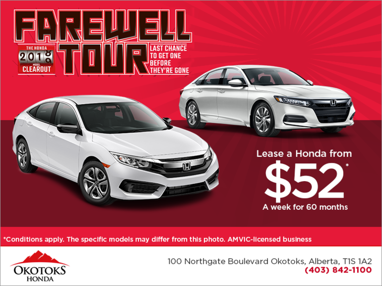 The Honda 2018 Model Clearout!