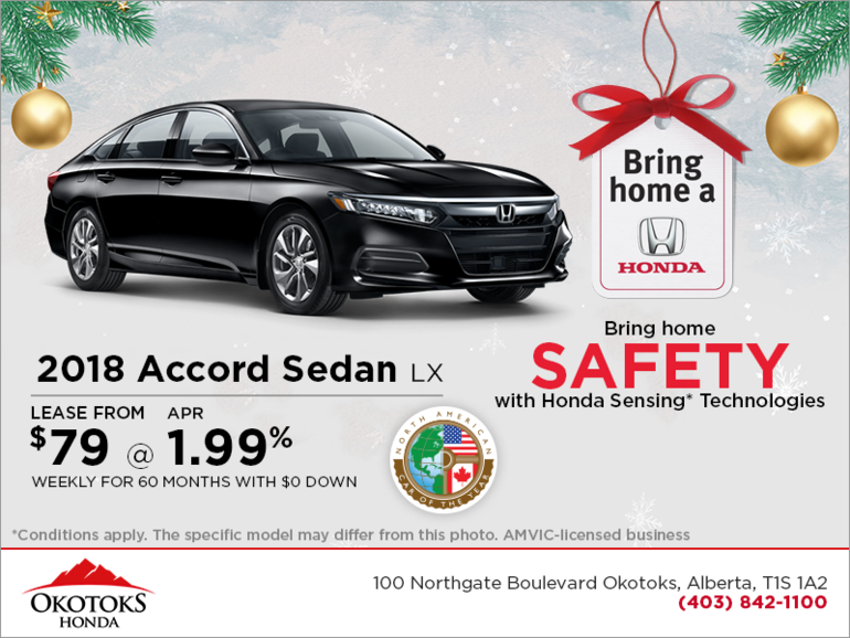 Get the 2018 Honda Accord Sedan Today!