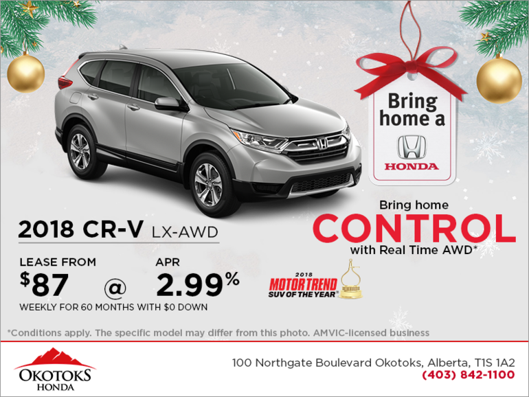 Get the 2018 Honda CR-V Today!