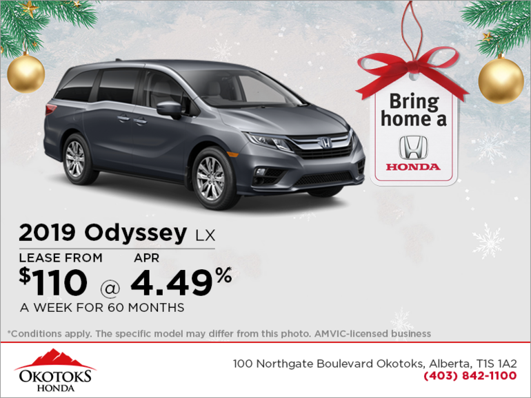 Get the 2019 Honda Odyssey Today!