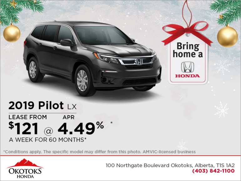 Get the 2019 Honda Pilot Today!