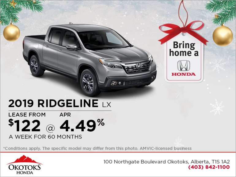 Get the 2019 Honda Ridgeline Today!