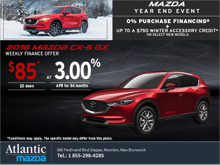 Get the 2018 Mazda CX-5 Today!