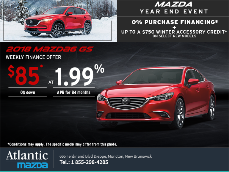 Get the 2018 Mazda6 Today!