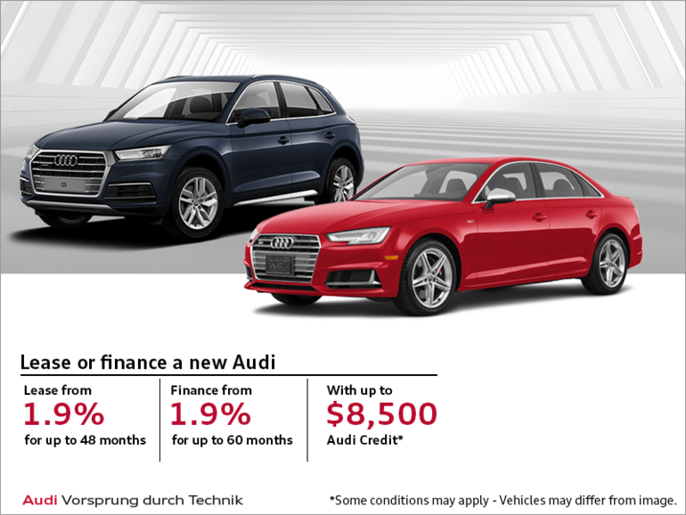 Audi's Monthly Sales event!