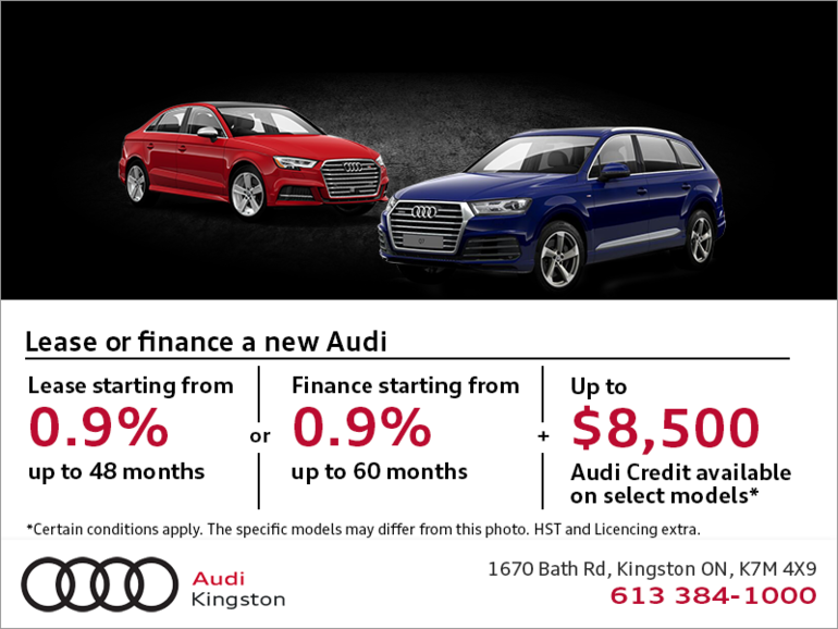 Audi Monthly Sales event!