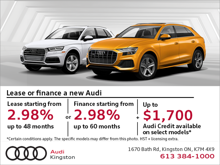 Audi's Monthly Sales Event.