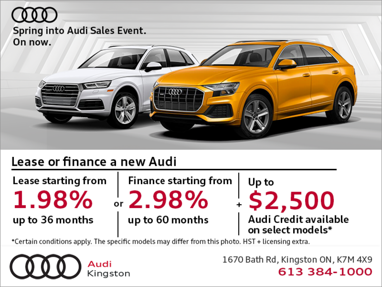 The Spring into Audi Sales Event.