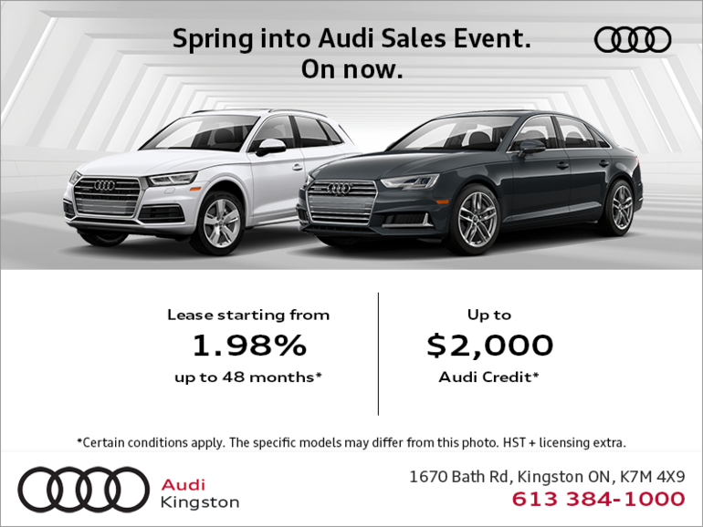 The Spring into Audi Sales Event.