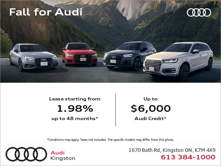 The Fall for Audi Sales Event.