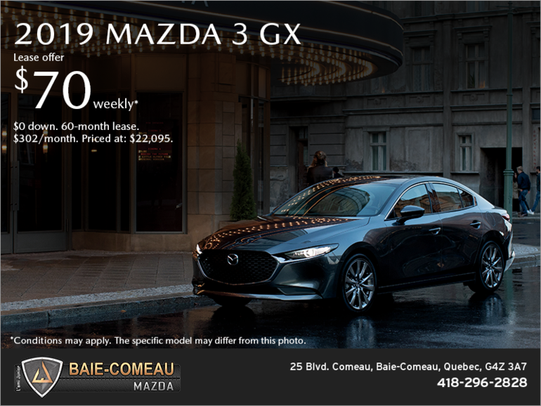 Get the 2019 Mazda3!