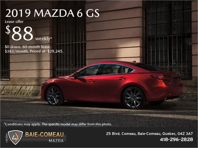 Get the 2019 Mazda6!
