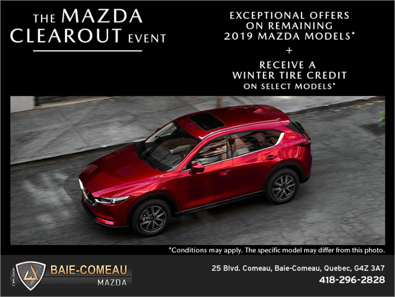 The Mazda Clearout Event