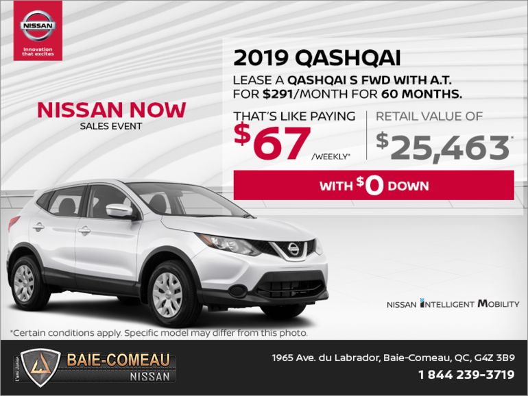 Get the 2019 Qashqai Today!