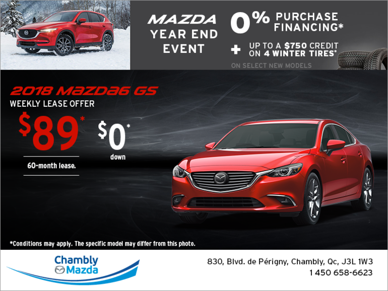 Get the 2018 Mazda6!