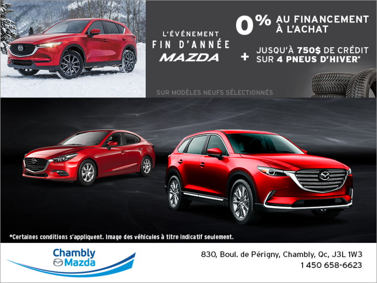 L'événement de fin d'année de Mazda!