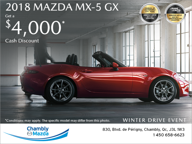 Get the 2018 Mazda MX-5 Today!