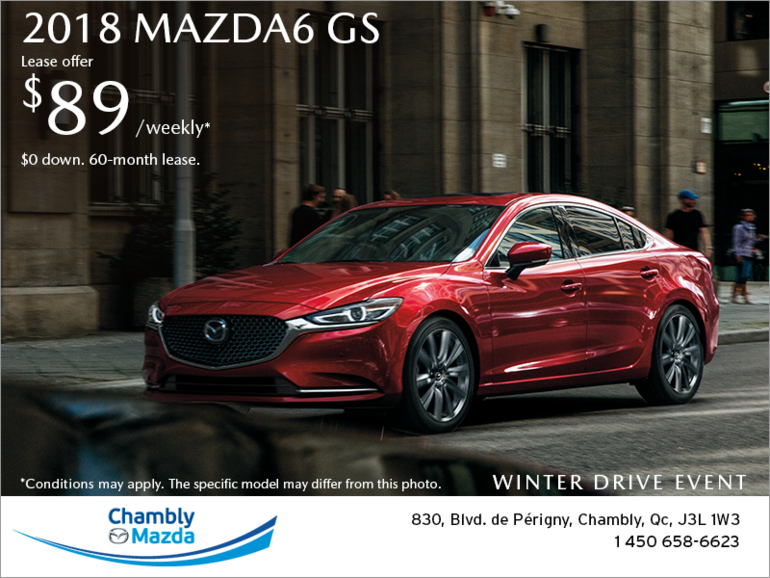 Get the 2018 Mazda6!