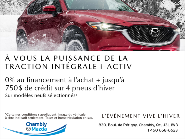 L'événement vive l'hiver Mazda!