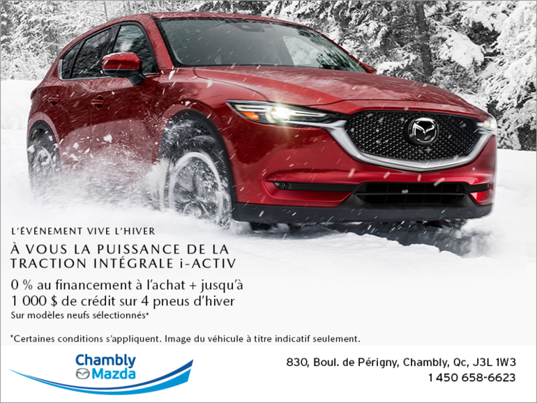 L'événement vive l'hiver Mazda!