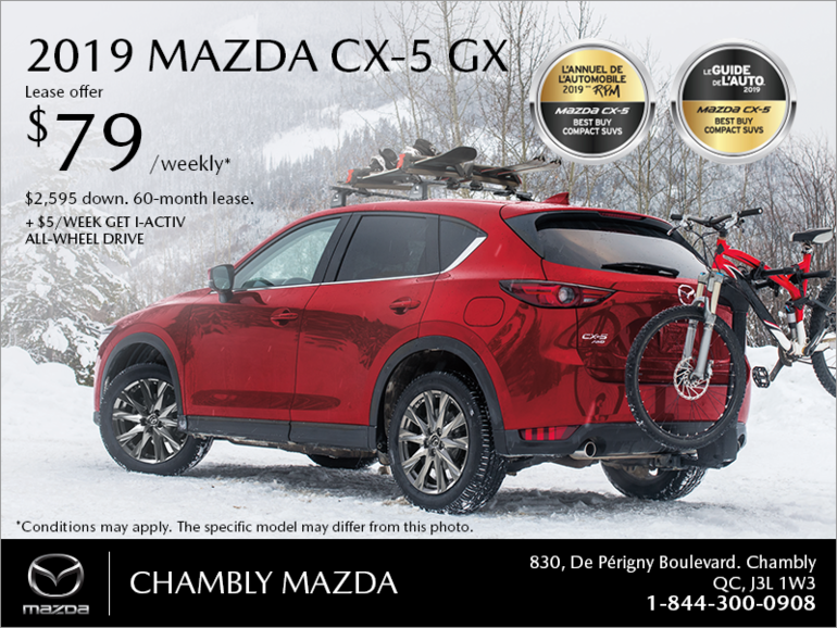 Get the 2019 Mazda CX-5!
