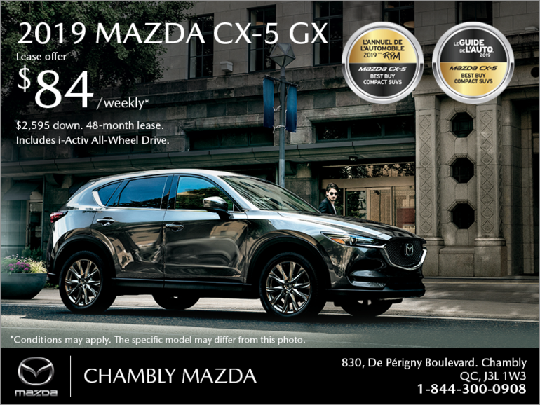Get the 2019 Mazda CX-5!