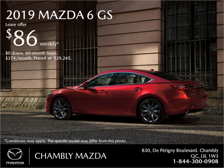 Get the 2019 Mazda6!
