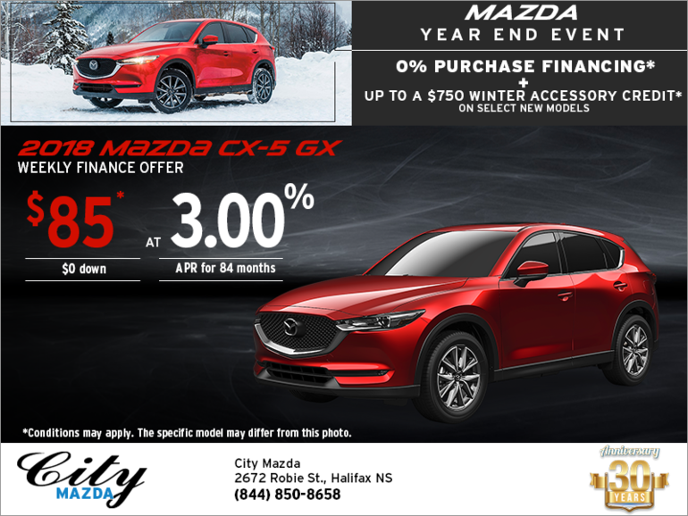 Get the 2018 Mazda CX-5 Today!