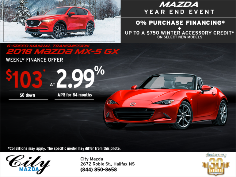 Get the 2018 Mazda MX-5 Today!