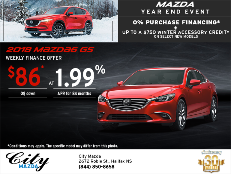 Get the 2018 Mazda6 Today!