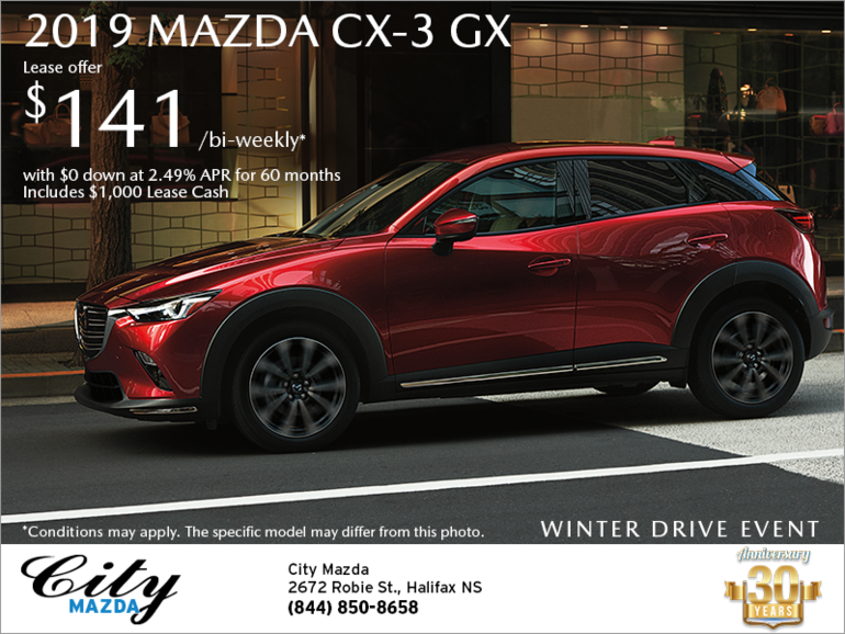 Get the 2019 Mazda CX-3 Today!
