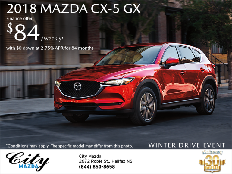Get the 2018 Mazda CX-5 Today!