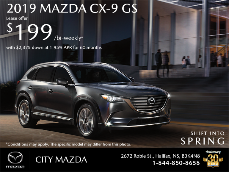 Get the 2019 Mazda CX-9 Today!