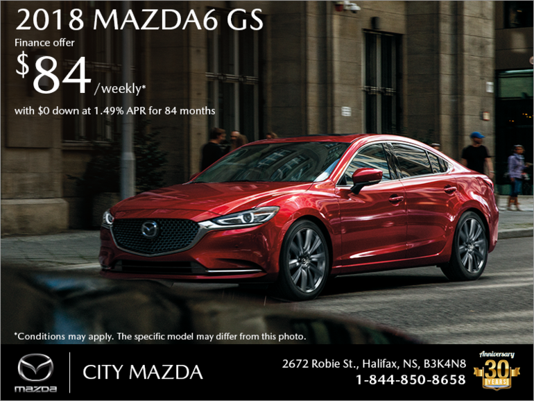 Get the 2018 Mazda6 Today!