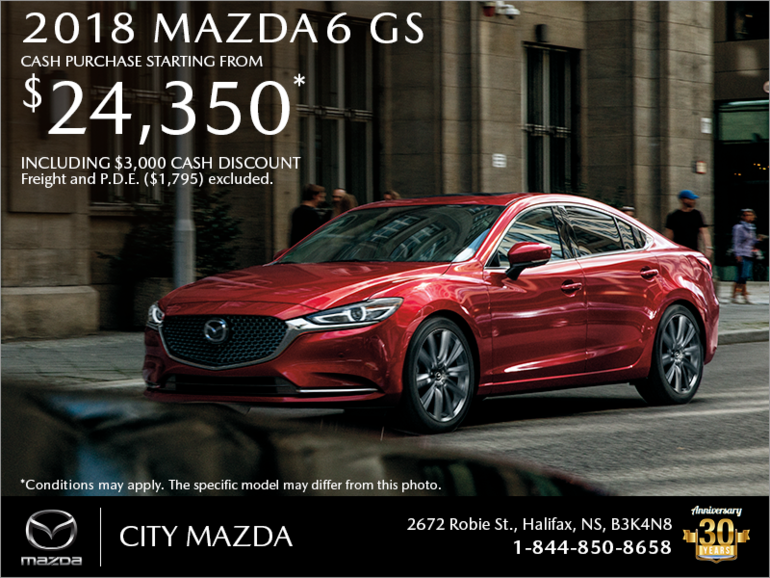 Get the 2018 Mazda6 Today!