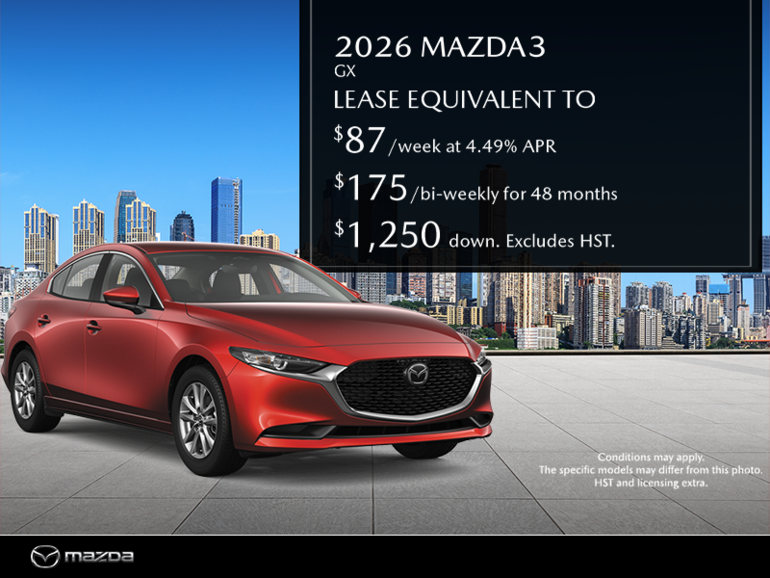 Get the 2026 Mazda3
