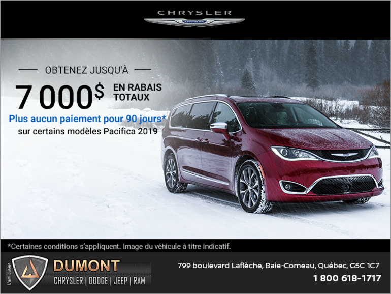 L'événement mensuel de Chrysler