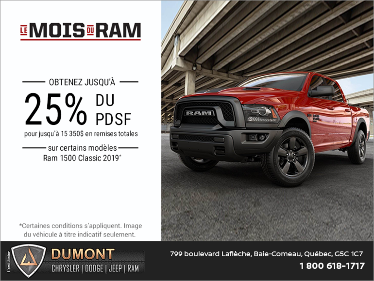 Le mois du RAM!