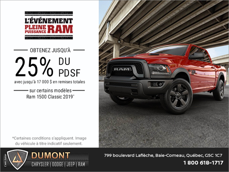 Événement mensuel RAM