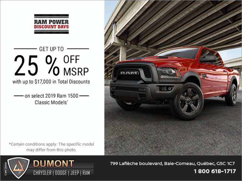 RAM Power Discount Days!