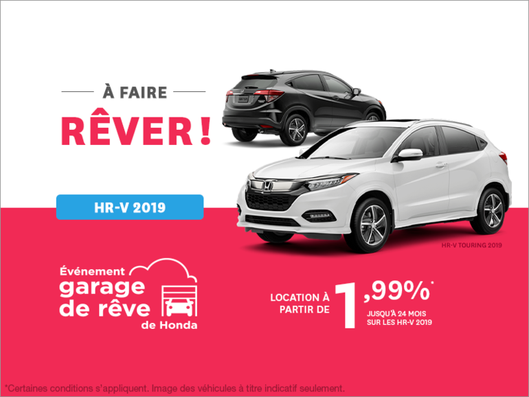 Louez le Honda HR-V 2019!