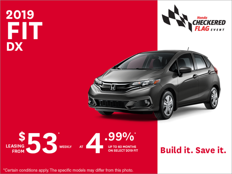 Lease the 2019 Honda Fit!
