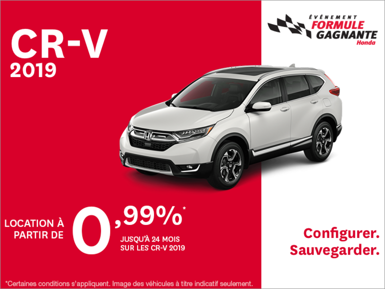 Louez le CR-V 2019!