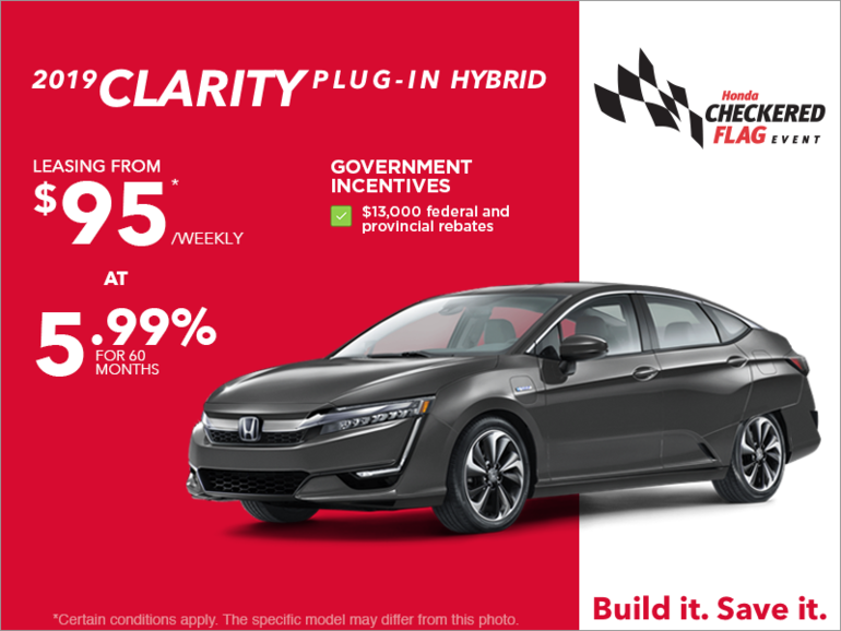 Lease the 2019 Honda Clarity!